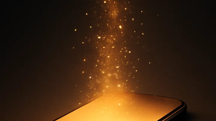 STARMAX88 COM - Modern phone with glowing screen STARMAX88 COM Modern phone with glowing screen